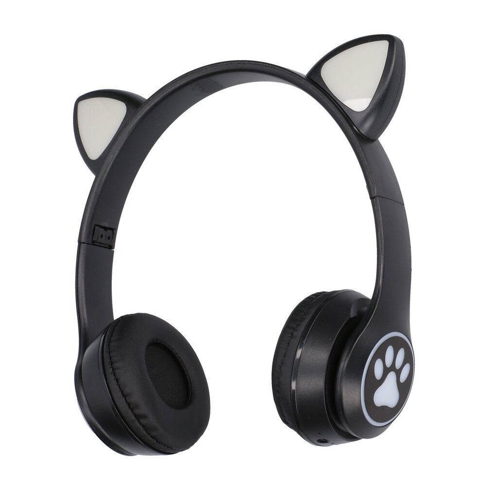 Extralink Cat-Ear Black kaina ir informacija | Ausinės | pigu.lt