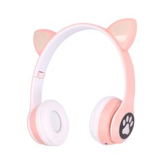 Extralink Cat-Ear Pink kaina ir informacija | Ausinės | pigu.lt