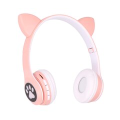 Extralink Cat-Ear Pink цена и информация | Наушники | pigu.lt