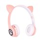 Extralink Cat-Ear Pink kaina ir informacija | Ausinės | pigu.lt