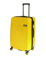 Чемодан National Geographic Aerodrome, L, жёлтый цена и информация | Чемоданы, дорожные сумки  | pigu.lt