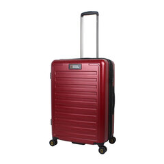 Чемодан среднего размера National Geographic Cruise M, бордовый, 67x45x24 см цена и информация | Чемоданы, дорожные сумки  | pigu.lt
