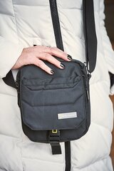 Сумка на плечо, черная цена и информация | Мужские сумки | pigu.lt