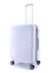 Vidutinio dydžio lagaminas Elle Debossed, violetinis kaina ir informacija | Lagaminai, kelioniniai krepšiai | pigu.lt