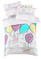 Patik vaikiškas patalynės komplektas Balloons, 100x150, 4 dalių kaina ir informacija | Patalynė kūdikiams, vaikams | pigu.lt