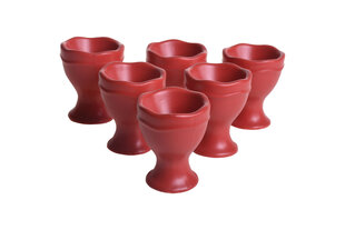 Keramika kiaušinių laikiklių rinkinys, 6 vnt kaina ir informacija | Taurės, puodeliai, ąsočiai | pigu.lt