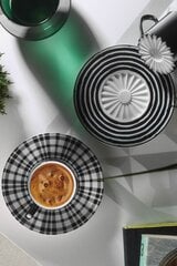Kutahya Porselen кофейный набор чашек с блюдцами, 4 предмета цена и информация | Стаканы, фужеры, кувшины | pigu.lt