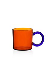Mia stiklinis puodelis, oranžinis цена и информация | Стаканы, фужеры, кувшины | pigu.lt