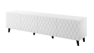 TV spintelė Cama Meble Asti, 200x42x52 cm, balta kaina ir informacija | TV staliukai | pigu.lt