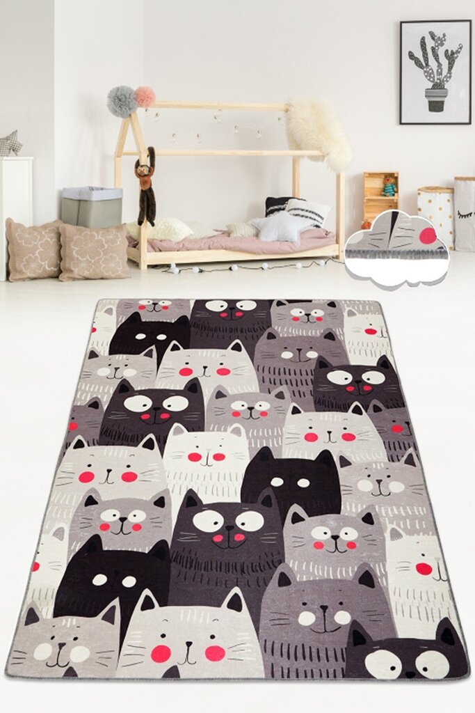 Kilimas Cats 80x120 cm kaina ir informacija | Kilimai | pigu.lt