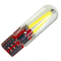 Led Лампа W5w Cob 2w Filament 250lm 12v 24v T10 ME Premium цена и информация | Автомобильные лампочки | pigu.lt