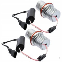 Набор 2x Led Marker Angel Eyes 64w (2x 32w) Bmw E39 2000- E60 2003-2007 E53 2002-2007 E65 2002 E87 2006-, ME Premium цена и информация | Автомобильные лампочки | pigu.lt