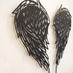 Metalinė sienų dekoracija Angel Wings, 70 cm цена и информация | Детали интерьера | pigu.lt