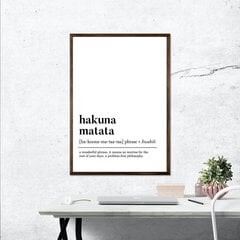 Reprodukcija Hakuna Matata kaina ir informacija | Reprodukcijos, paveikslai | pigu.lt