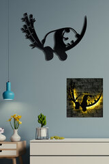 Medinė sienų dekoracija Baby Panda , 45 cm kaina ir informacija | Interjero detalės | pigu.lt