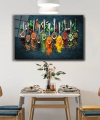 Stiklinė sienų dekoracija Prieskoniai, 46 cm цена и информация | Детали интерьера | pigu.lt