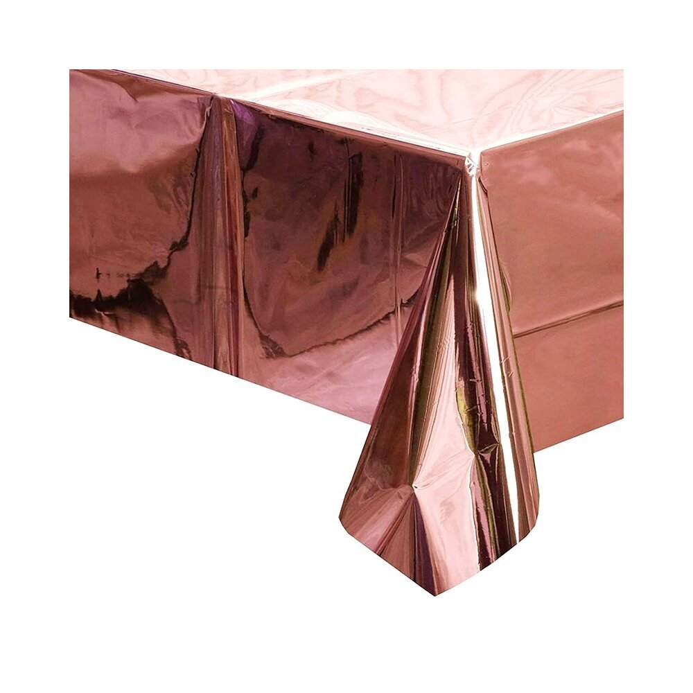 Rožinė staltiesė folinė, 137 x 183 cm kaina ir informacija | Dekoracijos šventėms | pigu.lt