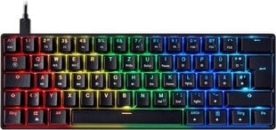 Механическая игровая клавиатура Mizar, MZ60, LED RGB, QWERTY, черная цена и информация | Клавиатуры | pigu.lt