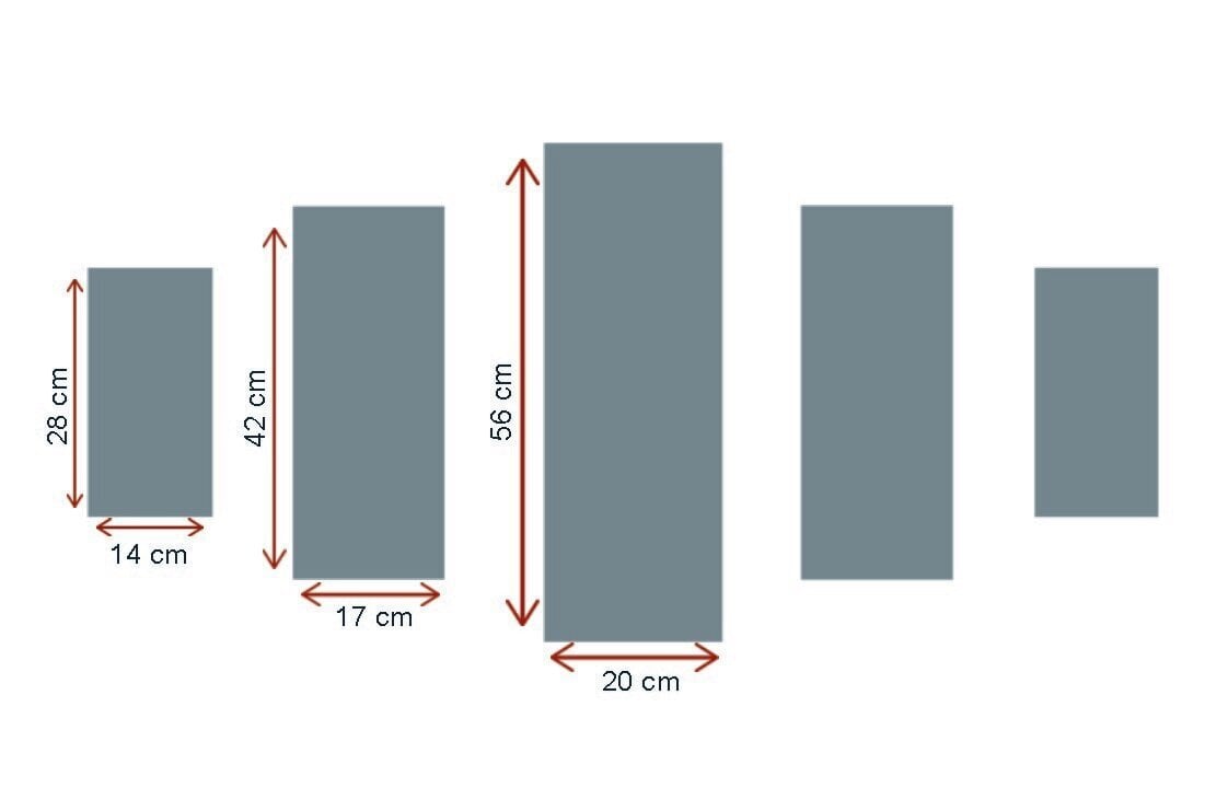 Penkių dalių reprodukcija ST035 kaina ir informacija | Reprodukcijos, paveikslai | pigu.lt