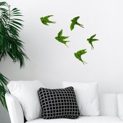 Wallity sienų dekoracija Swallows, 5 vnt kaina ir informacija | Interjero detalės | pigu.lt