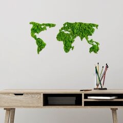 Sienų dekoracija World map, 32 cm kaina ir informacija | Interjero detalės | pigu.lt