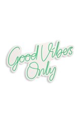 Šviečianti dekoracija Good Vibes Only 62 cm kaina ir informacija | Interjero detalės | pigu.lt