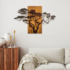 Wallity medinė sienų dekoracija Acacia Tree, 58 cm цена и информация | Детали интерьера | pigu.lt