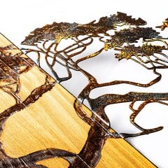 Medinė sienų dekoracija Acacia Tree, 70 cm цена и информация | Детали интерьера | pigu.lt