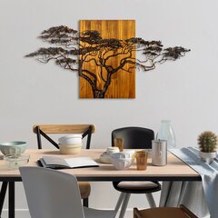 Medinė sienų dekoracija Acacia Tree, 70 cm kaina ir informacija | Interjero detalės | pigu.lt