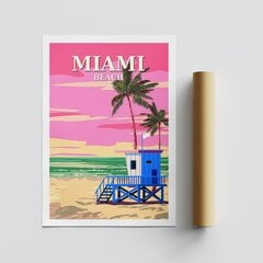 Reprodukcija Miami 2016 kaina ir informacija | Reprodukcijos, paveikslai | pigu.lt