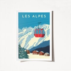 Reprodukcija Les Alpes 1990 kaina ir informacija | Reprodukcijos, paveikslai | pigu.lt