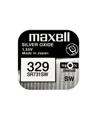 Elementai Maxell 329 10 vnt. цена и информация | Батарейки | pigu.lt