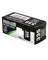 Elementai Maxell 335 / SR512SW 10vnt. kaina ir informacija | Elementai | pigu.lt