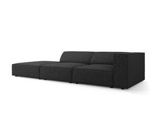 Kairinė sofa Cosmopolitan Design Arendal, juoda kaina ir informacija | Sofos | pigu.lt