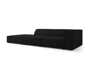 Kairinė sofa Cosmopolitan Design Arendal, juoda цена и информация | Диваны | pigu.lt