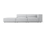 Kairinė sofa Cosmopolitan Design Arendal, pilka