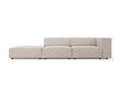 Kairinė sofa Cosmopolitan Design Arendal, pilka kaina ir informacija | Sofos | pigu.lt