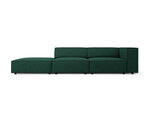 Kairinė sofa Cosmopolitan Design Arendal, žalia