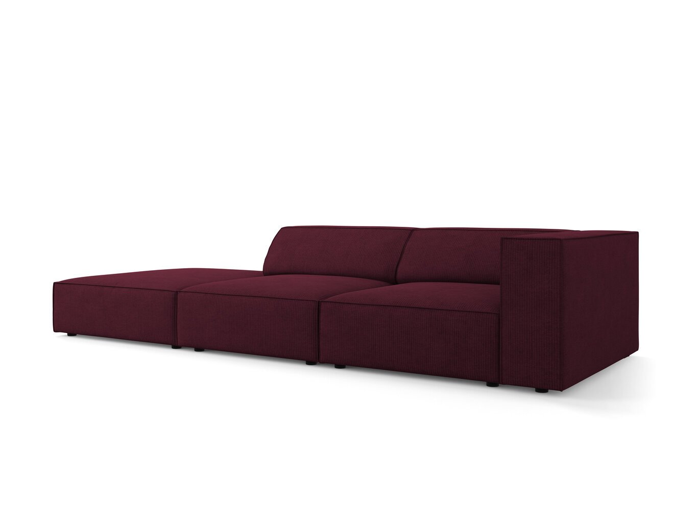 Kairinė sofa Cosmopolitan Design Arendal, vyšninės spalvos kaina ir informacija | Sofos | pigu.lt