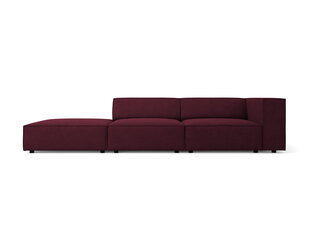 Kairinė sofa Cosmopolitan Design Arendal, vyšninės spalvos цена и информация | Диваны | pigu.lt