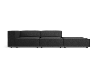 Dešininė sofa Cosmopolitan Design Arendal, juoda цена и информация | Диваны | pigu.lt