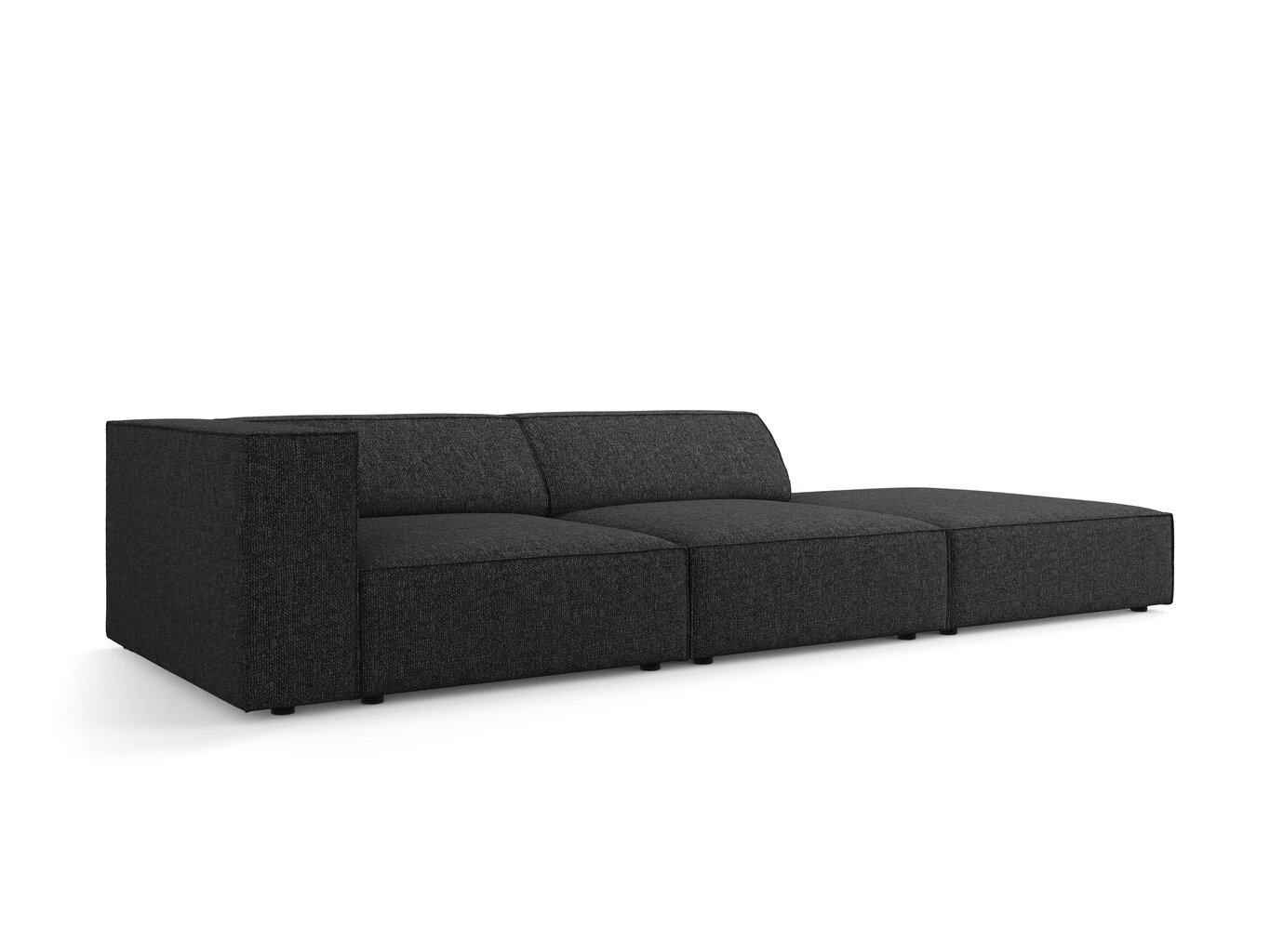 Dešininė sofa Cosmopolitan Design Arendal, juoda kaina ir informacija | Sofos | pigu.lt