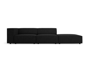 Dešininė sofa Cosmopolitan Design Arendal, juoda kaina ir informacija | Sofos | pigu.lt