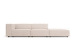 Sofa Cosmopolitan Design Arendal, smėlio spalvos цена и информация | Sofos | pigu.lt