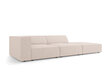 Sofa Cosmopolitan Design Arendal, smėlio spalvos цена и информация | Sofos | pigu.lt