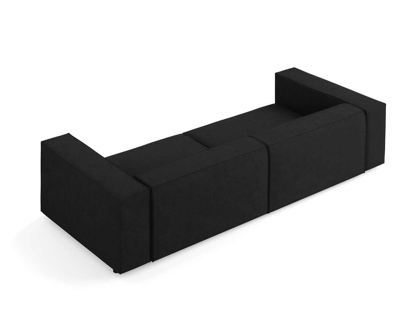 Sofa Cosmopolitan Design Arendal, juoda kaina ir informacija | Sofos | pigu.lt