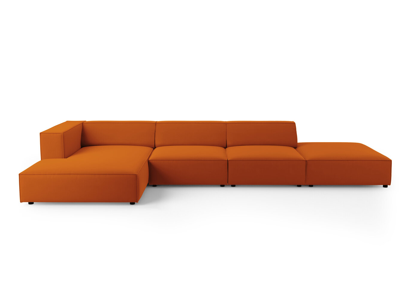 Minkštas kampas Cosmopolitan Design Arendal 5, oranžinis kaina ir informacija | Minkšti kampai | pigu.lt
