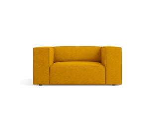 Fotelis Cosmopolitan Design Arendal, geltonas цена и информация | Кресла в гостиную | pigu.lt
