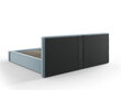 Lova Cosmopolitan Design Arendal, 200x200 cm, mėlyna kaina ir informacija | Lovos | pigu.lt