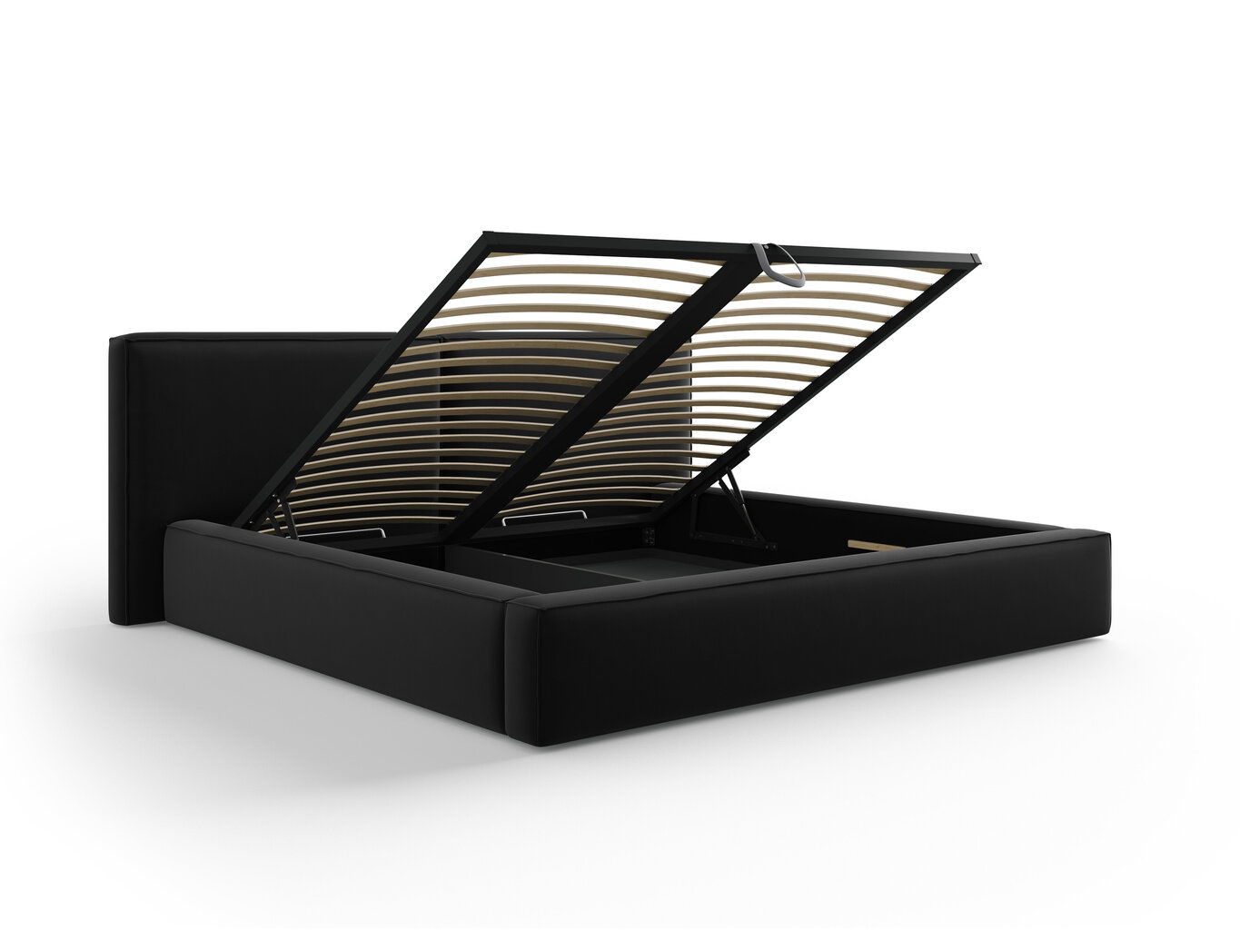 Lova Cosmopolitan Design Arendal, 200x200 cm, juoda kaina ir informacija | Lovos | pigu.lt